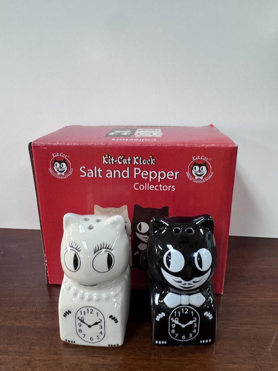 Kit-Cat Klock Salt & Pepper shakers