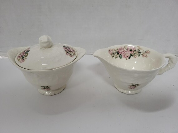 Pope Gosser Creamer and Sugar