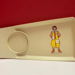 McDonalds Ronald Mcdonald Food Tray