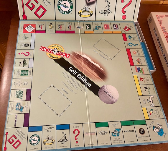 Monopoly Game Golf Edition With Pebble Beach - Etsy