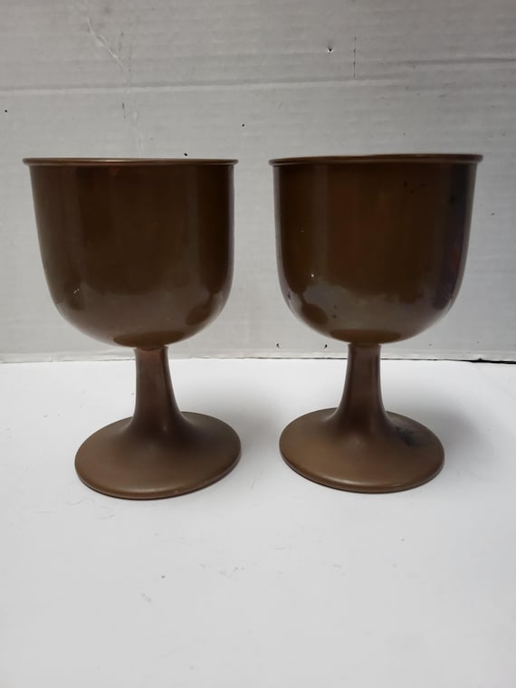 Copper 'Sanitary' Goblets