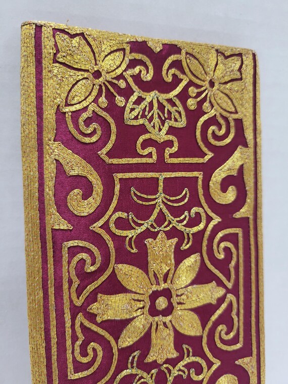 Gold Threaded Document Pouch - image 2