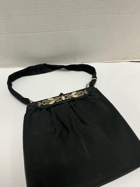 Black evening bag