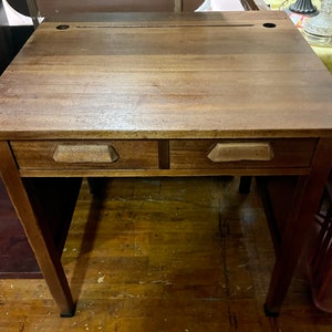Vintage school desk