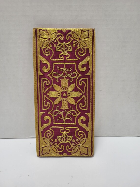 Gold Threaded Document Pouch