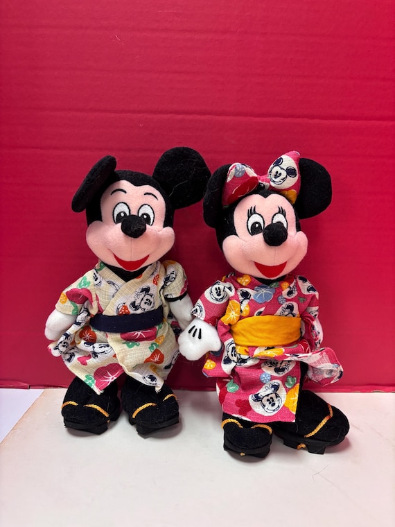 Disney Tokyo Mickey and Minnie Plush Dolls