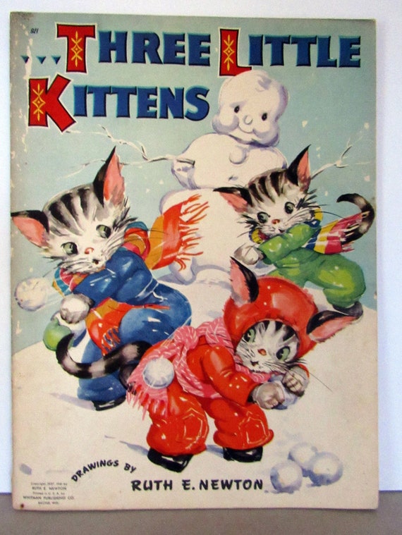 Three Little Kittens illustrated by Ruth Newton