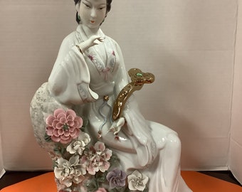 Porcelain Traditional Geihsa Lady Decor