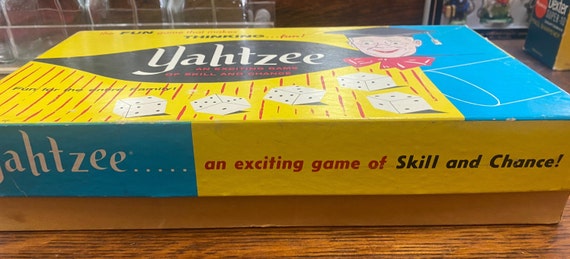 Vintage Yahtzee game