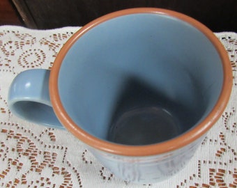 Noritake Blue Adobe stoneware mugs