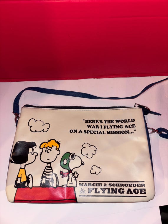 Marcie and Schroeder and Flying Ace Bag