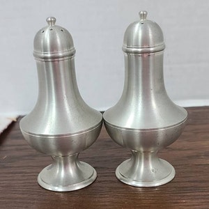 Chrome Salt and Pepper Shakers