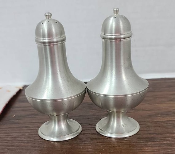 Chrome Salt and Pepper Shakers