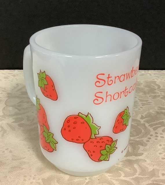 Fire King Strawberry Shortcake mug