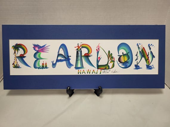 Hawaii Name Sign