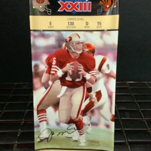 NFL Super Bowl XXIII 23 Plate
