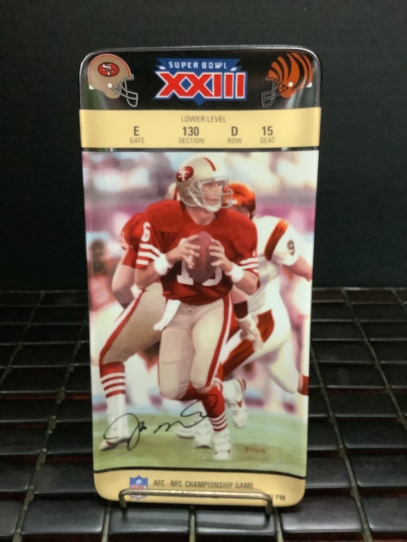 NFL Super Bowl XXIII 23 Plate