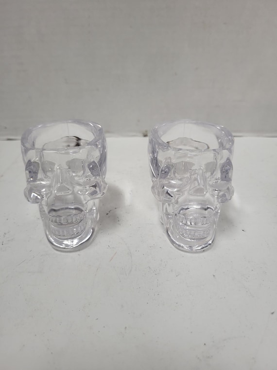 Plastic Skull Shot Glasses