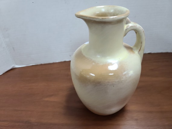 Frankoma Light brown and yellow glaze cup