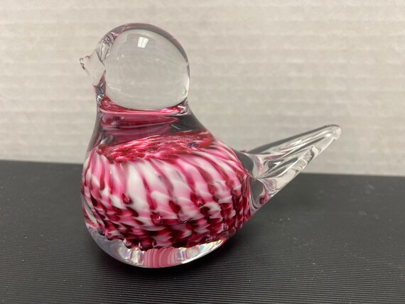 Gibson Glass pink bird