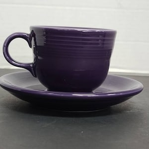 Fiesta Purple cup and saucer