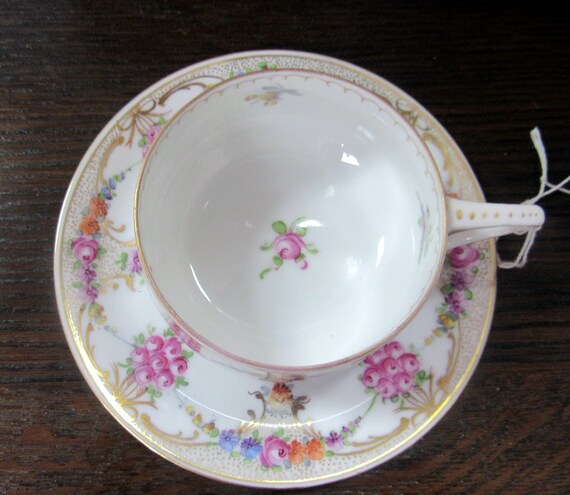 Dresden cup and saucer