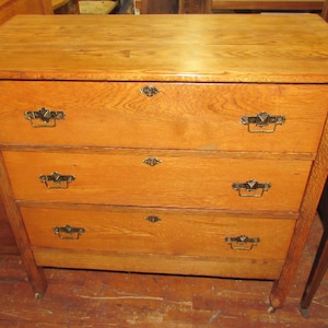 Oak Lowboy Dresser