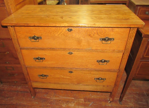 Oak Lowboy Dresser