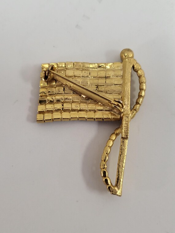 Rhinestone Flag Brooches - image 7