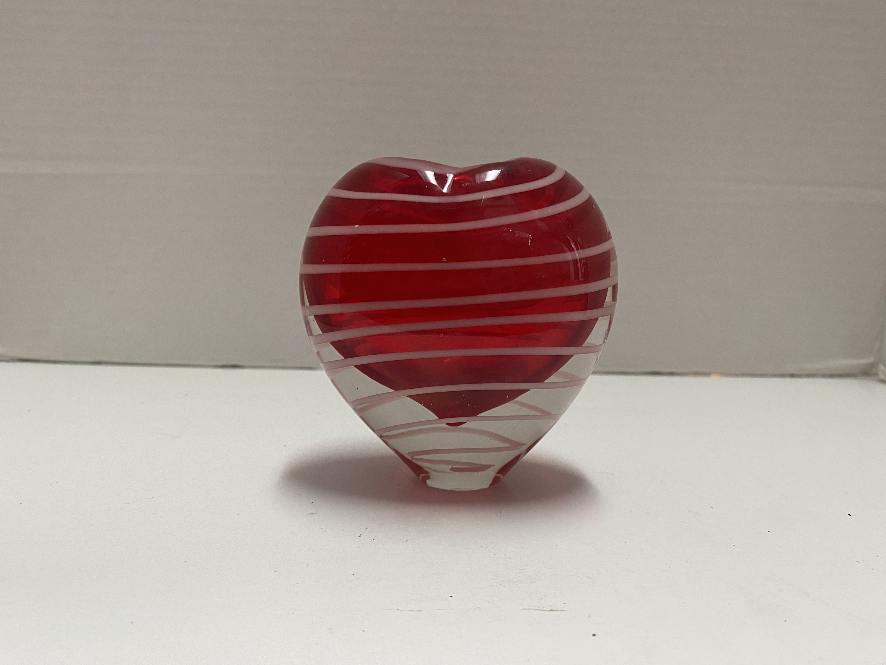 Heart-Shaped Glass Paperweights — Snake Oil Glassworks