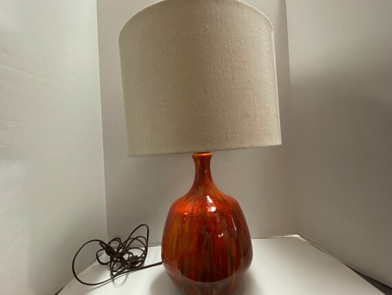 MCM Orange Lamp