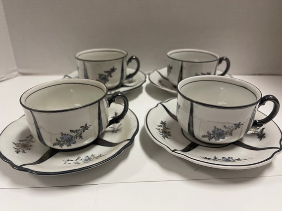 RW Bavaria Lusterware Cup and Saucers