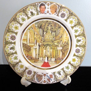 Charles and Diana wedding plate