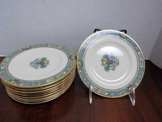 Ten Lenox Autumn 6.5" plates
