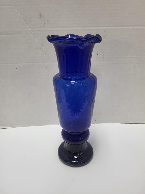 Colbalt Blue Glass Vase