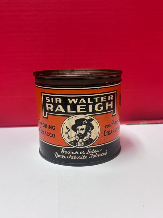 Sir Walter Raleigh Tobacco Tin