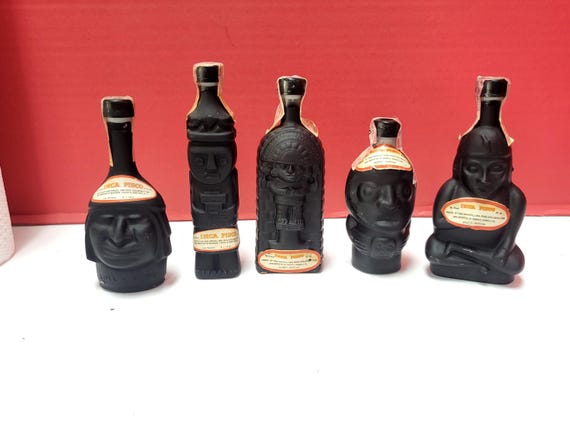 Miniature Inca Pisco Bottles