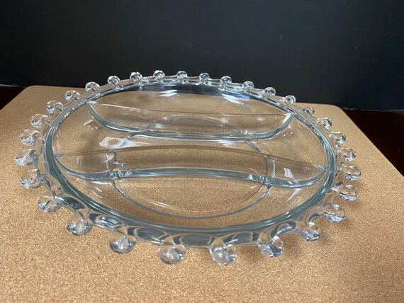 Heisey Divided Serving Dish