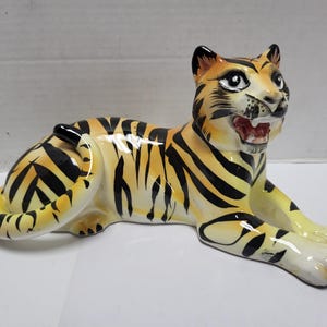 Ceramiche Ronzanイタリア製セラミックタイガー小 置物☆大幅値下げ Japan Ceramic Tiger - Etsy