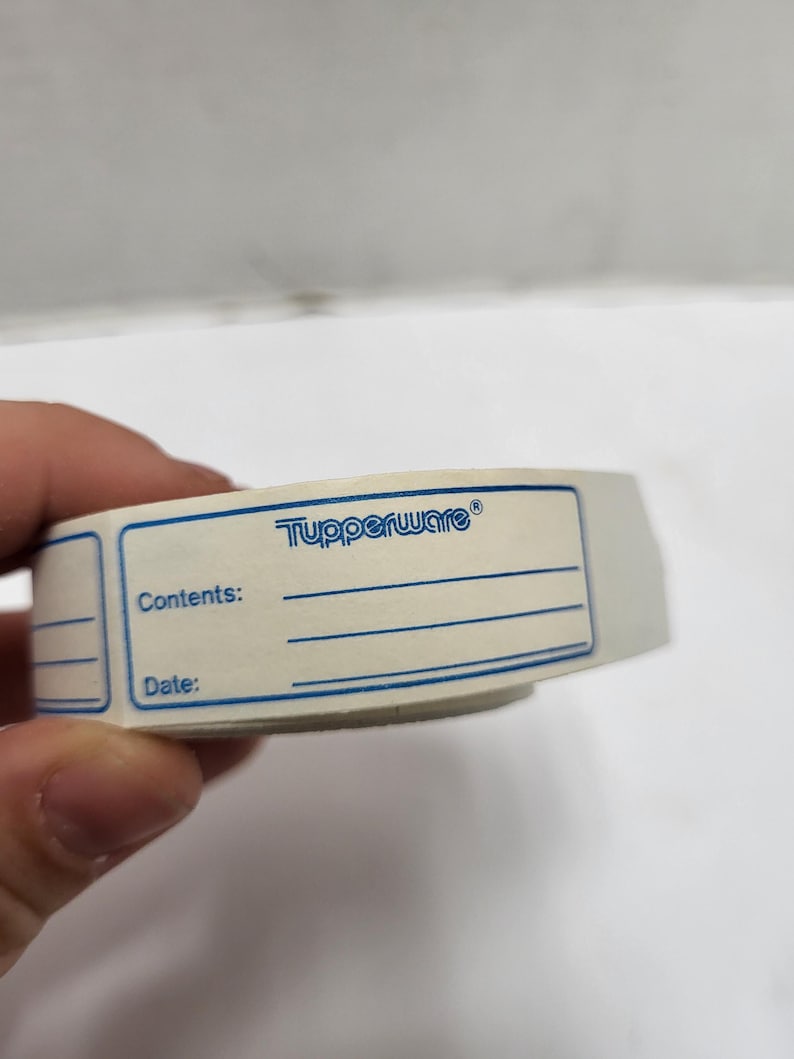 Tupperware Writting Tupperware Label Dispenser - Etsy