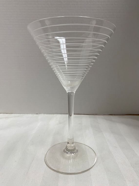 Circles Martini Glass