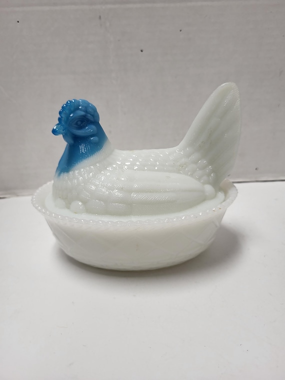 Westmoreland Milk Glass Nesting Hen