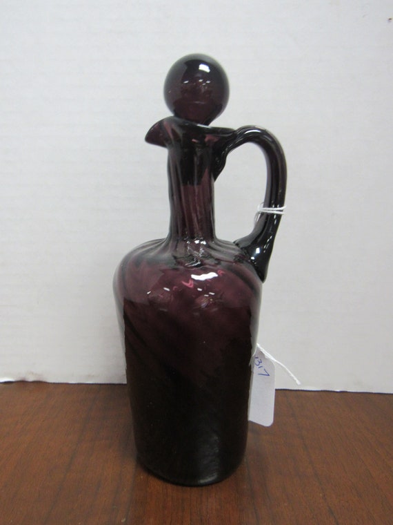 Purple Cruet bottle