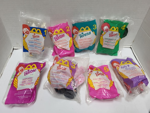 8 Happy Meal Barbies MIP