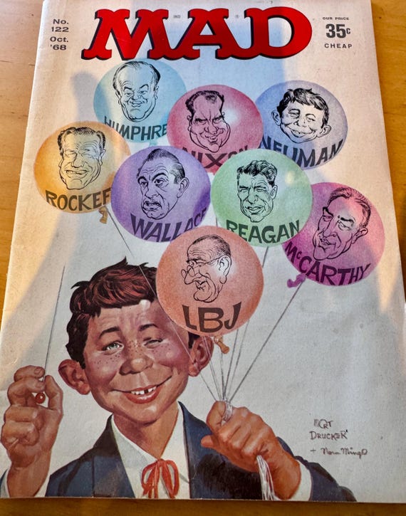 Mad Magazine #122 October 1968