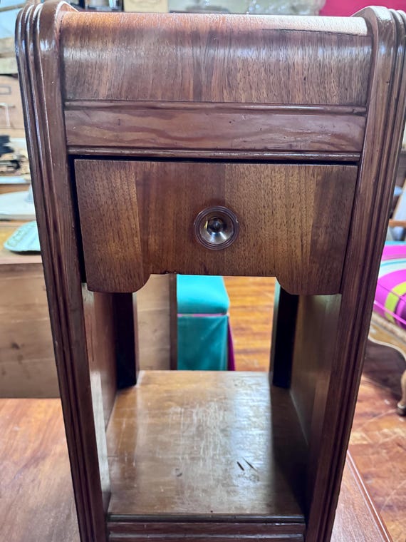 Art Deco Waterfall nightstand or end table
