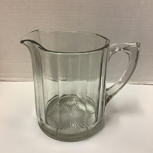 Glass pitcher