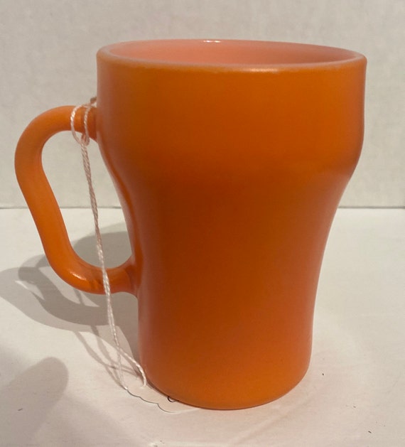 Fire King orange mug
