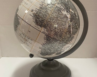 Gray World Globe