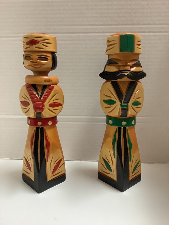 Kokeshi Ainu Statues